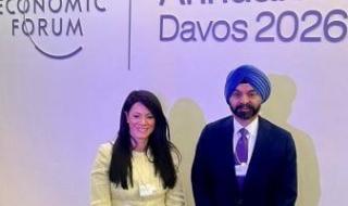 وزيرة
التخطيط
تلتقي
رئيس
مجموعة
البنك
الدولي
خلال
فعاليات
منتدى
دافوس
2026