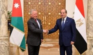 الرئيس السيسى وملك الأردن يجددان رفضهما لكل الانتهاكات والممارسات التعسفية ضد الشعب الفلسطينى