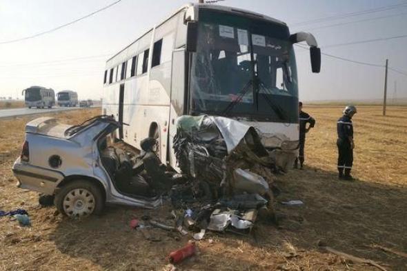 بومرداس: 5 قتلى و8 جرحى في إصطدام سيارة بحافلة لنقل المسافرين بالأربعطاش