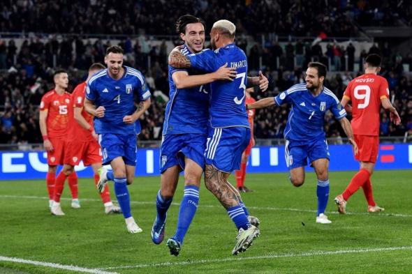 منتخب إيطاليا يفوز على مقدونيا الشمالية بخماسية ويحافظ على فرصة تأهله ليورو 2024
