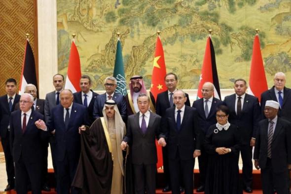 وزراء عرب يدعون من بكين لوقف الحرب على غزة "والصين تؤيد"