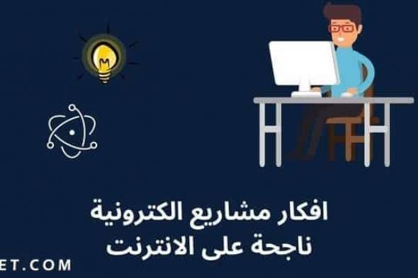 افكار مشاريع الكترونية ناجحة على الانترنت