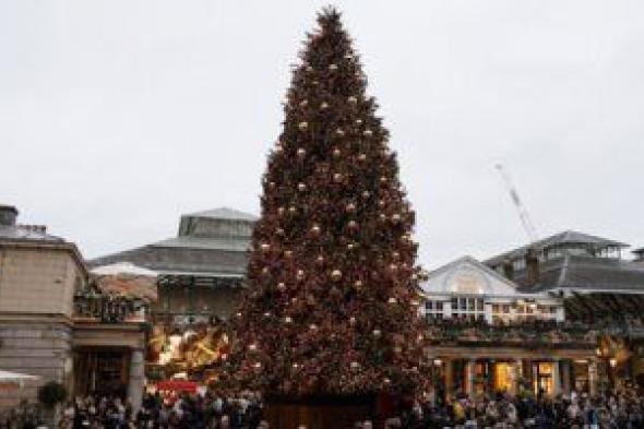 توافد البريطانيين على سوق عيد الميلاد فى لندن