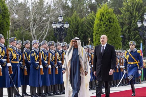 رئيس الدولة ورئيس أذربيجان يبحثان تعزيز علاقات البلدين