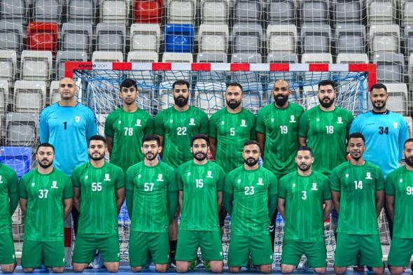أخضر اليد يواجه العراق في مهمة التأهل للدور الرئيس من البطولة الآسيوية
