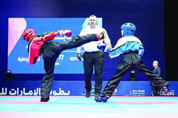 انطلاقة مميزة لمنافسات بطولة الإمارات للكيك بوكسينج