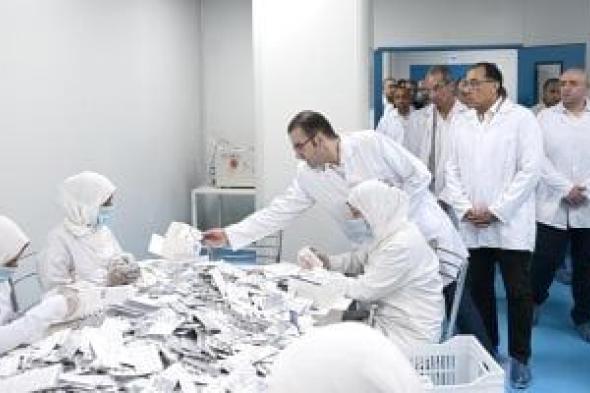 رئيس الوزراء يتفقد مصنع "كرمان السورى" للصناعات الدوائية بالمنطقة الصناعية ببياض العرب