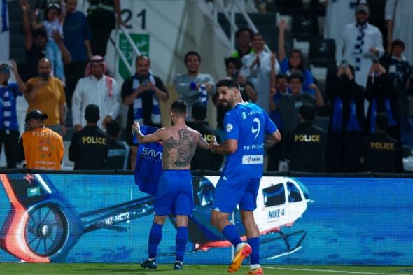 الهلال يفوز على الطائي بثلاثية في دوري روشن