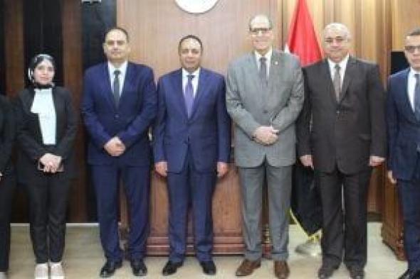 المستشار حافظ عباس يستقبل وفد وزارة التخطيط والتنمية لتعزيز التعاون المشترك
