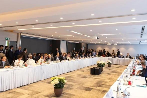 الاجتماع الوزاري المشترك حول جهود تنفيذ حل الدولتين يشدد على الوقف الفوري لإطلاق النار في غزة