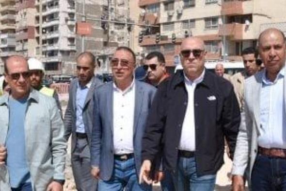 وزير الإسكان يتفقد مشروع توسعة كورنيش الإسكندرية