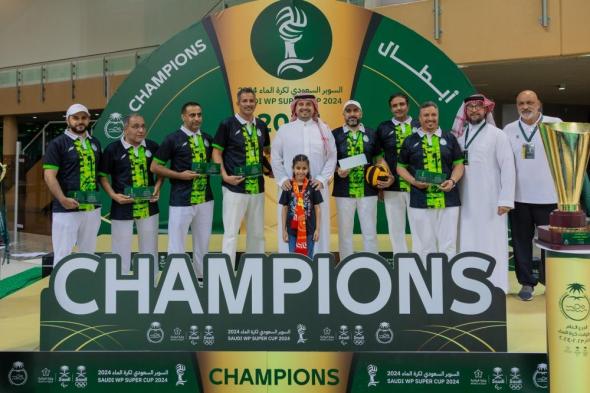 بن جلوي يتوج القادسية بكأس السوبر السعودي لكرة الماء