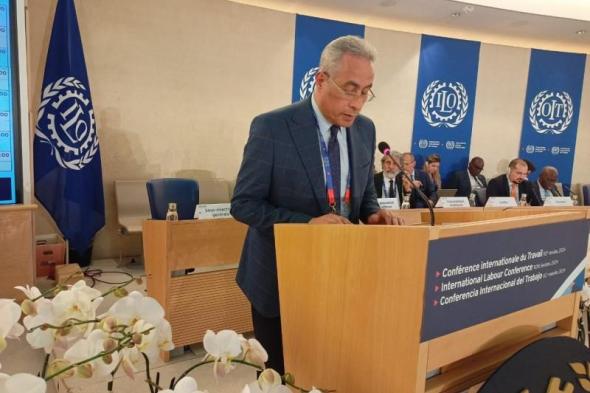 وزير العمل يلقي كلمة مصر أمام مؤتمر العمل الدولي بجنيفاليوم الثلاثاء، 4 يونيو 2024 05:02 مـ   منذ 39 دقيقة
