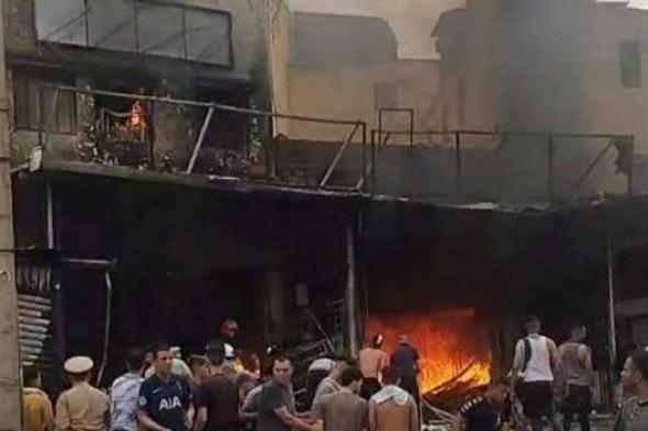 بالصور : حالة استنفار كبير بعد سقوط ضحايا و التهام النيران لمحلات وسط قيسارية الأندلس.