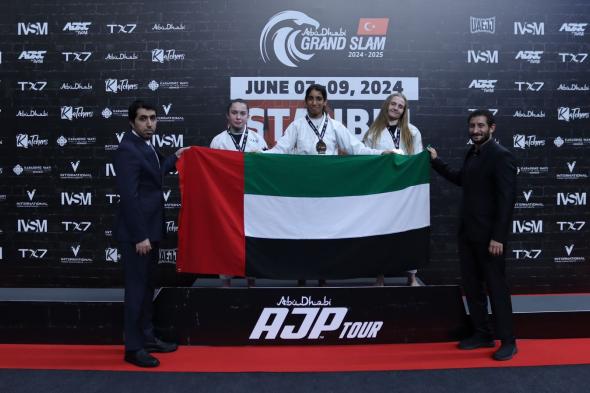أبطال الإمارات يحققون 42 ميدالية في بطولة أبوظبي غراند سلام للجوجيتسو