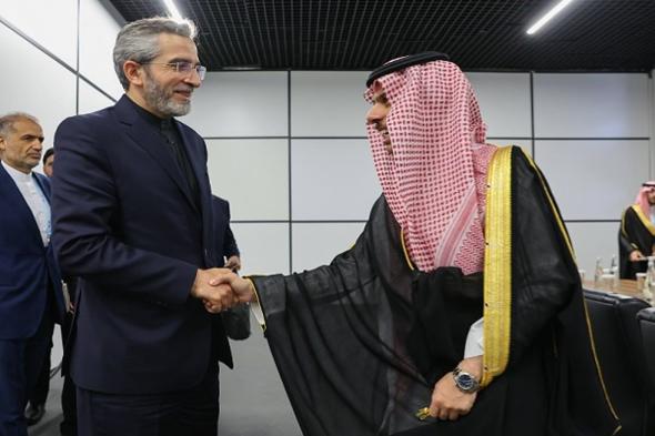  بن فرحان يلتقي وزير الخارجية الإيراني المكلف