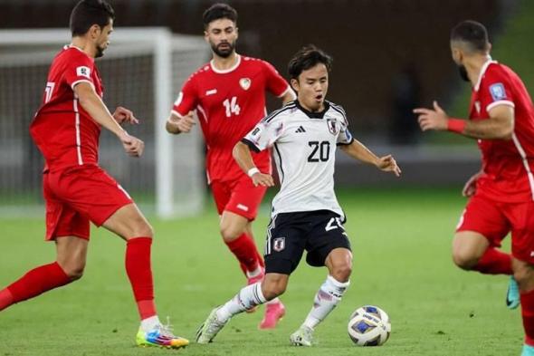 خسارة قاسية لسوريا أمام اليابان في تصفيات كأس العالم 2026
