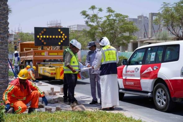 «طرق دبي» تنفذ حملة تفتيشية على 698 موقعاً لمتابعة إشغالات محرمات الطرق