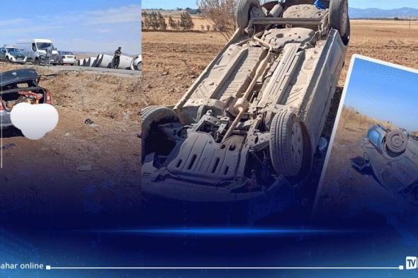 وفاة طفل وإصابة 9 آخرين في حادث اصطدام تسلسلي بين 3 سيارات ببني سليمان