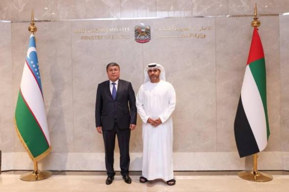 وزير العدل يبحث مع نظيره الأوزبكي تعزيز التعاون