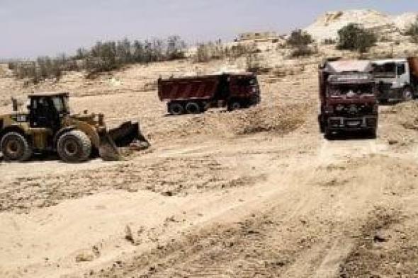 وزارة الرى تستعد لاستقبال موسم السيول فى شمال سيناء.. صور