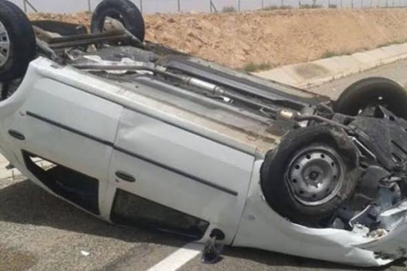 إصابة 6 أشخاص بجروح في حادث إنحراف سيارة وانقلابها في الشلف