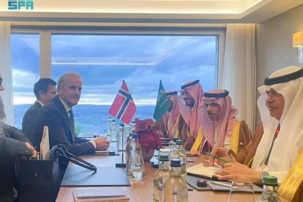 وزير الخارجية ورئيس وزراء النرويج يستعرضان العلاقات الثنائية بين البلدين