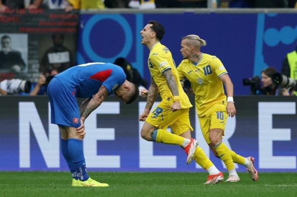 أوكرانيا تحقق فوزا ثمينا أمام سلوفاكيا
