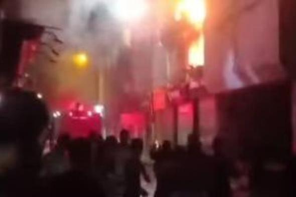 السيطرة على حريق محل إكسسوارات هواتف محمولة بوسط الإسكندرية
