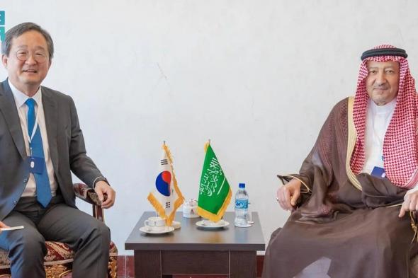 "الخريجي" يجري مباحثات مع نائب وزير الخارجية للشؤون السياسية بكوريا