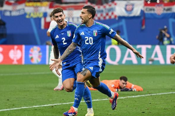 إيطاليا تعود من بعيد وتقصي كرواتيا ومودريتش من كأس أوروبا