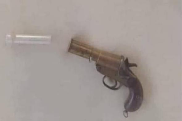 مسدس إنقاذ أثرى في متحف مصري