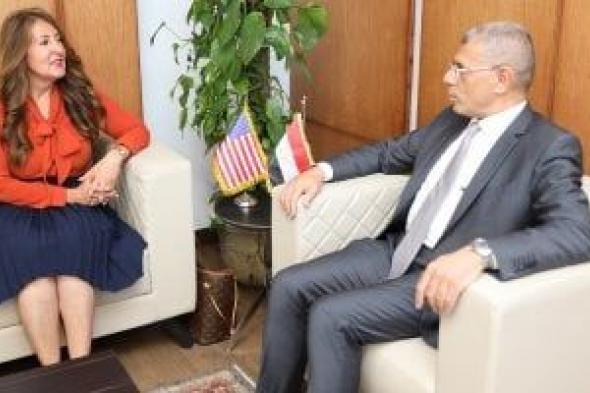 رئيس وكالة الفضاء يستقبل سفيرة الولايات المتحدة الأمريكية لدى مصر