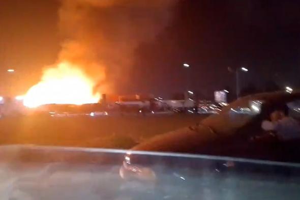 أكادير و بالفيديو: إندلاع حريق مهول وسط معمل، و حالة استنفار تعقب الحادث.