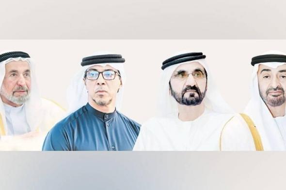 رئيس الدولة ونائباه وسلطان والحكام يعزون أمير الكويت في وفاة سهيرة الأحمد