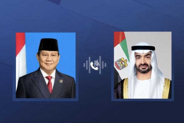 رئيس الدولة يهنئ هاتفياً رئيس إندونيسيا المنتخب بنجاح العملية الجراحية
