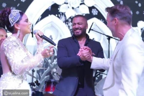 تامر حسني يفاجئ عروس بحفل زفافها ورد فعلها يثير الجدل