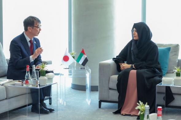 لطيفة بنت محمد تبحث مع قنصل عام اليابان سبل تطوير الشراكة في الصناعات الثقافية والإبداعية