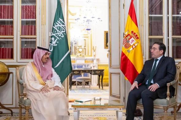 وزير الخارجية يلتقي نظيره الإسباني ويناقشان التطوّرات في غزة