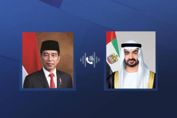 محمد بن زايد والرئيس الإندونيسي يبحثان هاتفياً علاقات البلدين