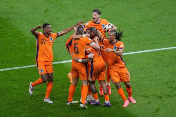 هولندا تتأهل لنصف نهائي يورو 2024 بعد فوز درامي على تركيا