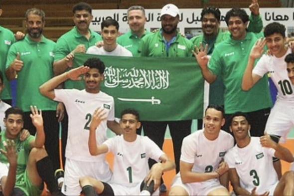 أخضر الطائرة يحافظ على صدارة البطولة العربية بالفوز على العراق