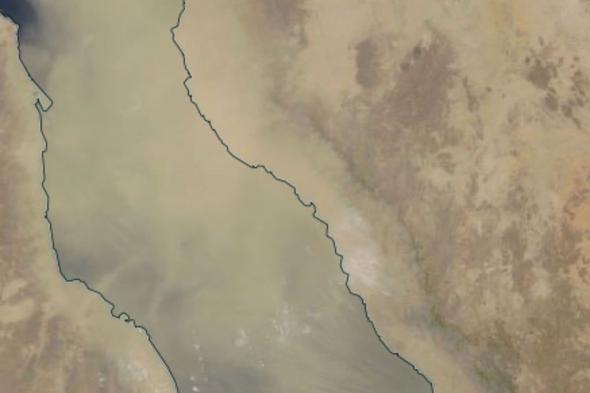 شاهد.. "ناسا" تنشر صورة للبحر الأحمر مغطى بموجة غبار قادمة من السودان
