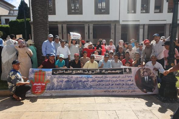 المجتمع المدني في إداوگنيظيف ينقل احتجاجه على مشروع المنتزه إلى العاصمة الرباط