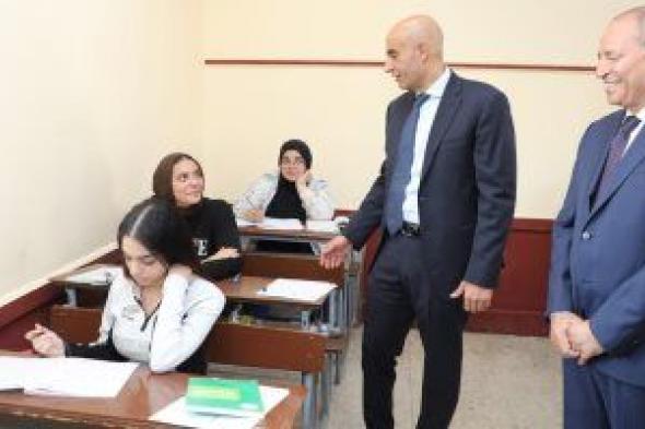 وزير التربية والتعليم ومحافظ القاهرة يتفقدان لجان الثانوية العامة