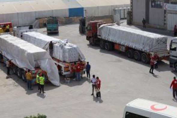 مصر تواصل جهودها فى تقديم المساعدات الإنسانية ومواد الإغاثة العاجلة لسكان غزة