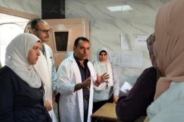 لجنة مكافحة العدوى بوزارة الصحة تتفقد مستشفى رأس البر المركزى