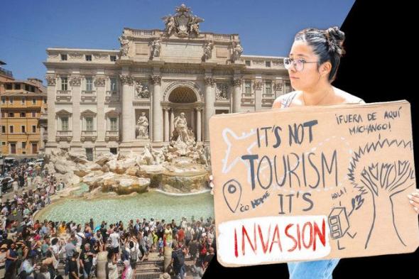 أوروبيون يحتجون على الزيادة غير المسبوقة لأعداد السياح في بلدانهم