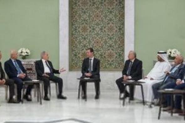بشار الأسد يبحث مع وفد اتحاد المهندسين العرب مقترحات إعادة إعمار سوريا