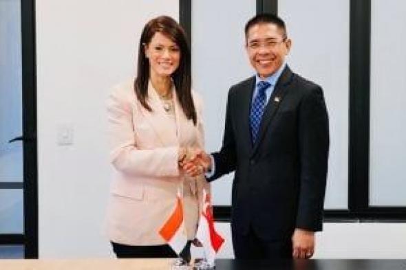 وزيرة التخطيط تبحث مع الوزير الثاني للشئون الخارجية والتعليم بسنغافورة تعزيز التعاون